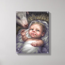 Kind in der Manager-Leinwand drucken Leinwanddruck