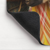Kind in einem Saddlebag Mousepad (Ecke)