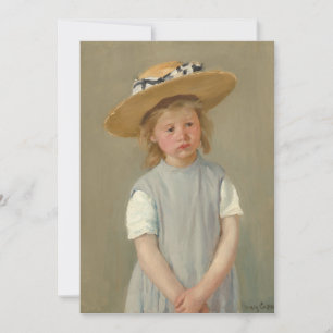 Kind in einem Strohhut   Mary Cassatt