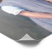 Kind in einem Strohhut, Mary Cassatt Poster (Ecke)