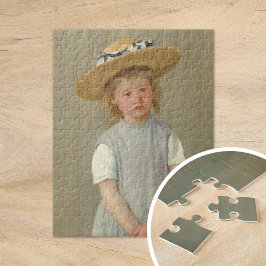 Kind in einem Strohhut | Mary Cassatt Puzzle
