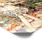 Kind in Garten Poster (Ecke)