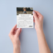 Kind in Hut, Babysitter, Daycare, Kinderzimmer Adv Flyer (Gruppe)