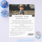 Kind in Hut, Babysitter, Daycare, Kinderzimmer Adv Flyer (Einzeln)