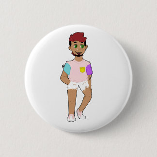 Kind in Kurzschluss mit Zunge Button