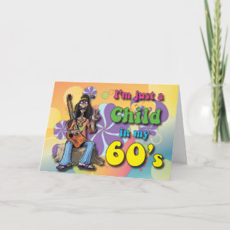 Kind in meine Sechziger Karte