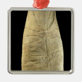 Kind in swaddling Kleidung Silbernes Ornament (Vorne)