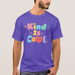 "Kind is Cool" Retro-Pastell-Typografie Herren-T-S T-Shirt