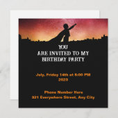 Kind ist 1 einladung (Vorne/Hinten)