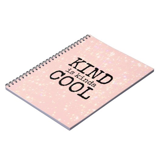 Kind ist ein Cooler Kindness sei ein nettes Thema Notizblock (Linke Seite)
