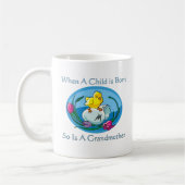 Kind ist - Großmutter geboren Kaffeetasse (Links)