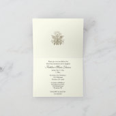 Kind Jesus Eucharist Erste Heilige Kommune Einladung (Innenseite)