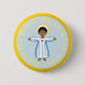 Kind Jesus Joto the world Zitat Button (Vorderseite)