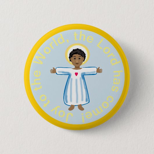 Kind Jesus Joto the world Zitat Button (Vorderseite)