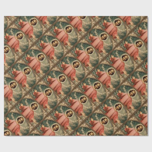 KIND JESUS MIT ANGELN GESCHENKPAPIER (Flach)