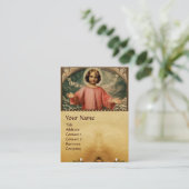 KIND JESUS MIT ANGELN VISITENKARTE (Stehend Vorderseite)