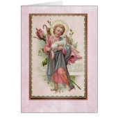 Kind Jesus mit den Lamm-Rosa-Rosen religiös (Vorne)