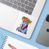 Kind-Krishna-Aufkleber Aufkleber (Laptop mit iPhone)