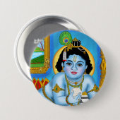 Kind-Krishna-Knopf Button (Vorne & Hinten)