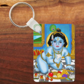 Kind Krishna-Schlüsselanhänger Schlüsselanhänger (Vorderseite)