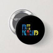 Kind-Liebe Gebärdensprache Handautismus Bewusstsei Button (Vorne & Hinten)