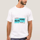 Kind Mind Brave Heart Tee (Vorderseite)