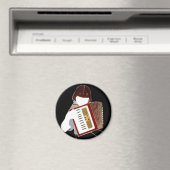 Kind mit Accordion Magnet (In Situ (Geschirrspüler))