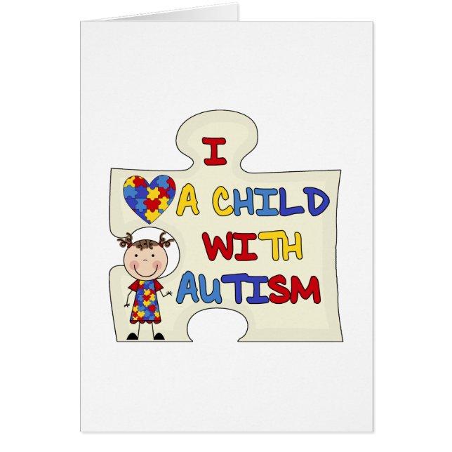 Kind mit Autismus-brünettem Mädchen 2 (Vorne)