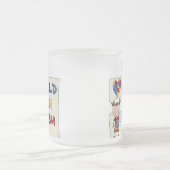 Kind mit Autismus-brünettem Mädchen 2 Mattglastasse (Mittel)