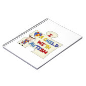 Kind mit Autismus-brünettem Mädchen 2 Notizblock (Linke Seite)