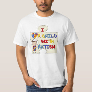 Kind mit Autismus-brünettem Mädchen 2 T-Shirt