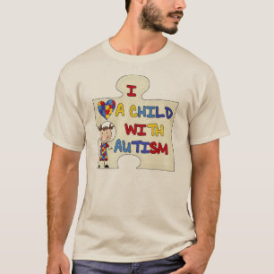 Kind mit Autismus-brünettem Mädchen 2 T-Shirt