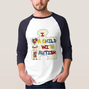 Kind mit Autismus-brünettem Mädchen 2 T-Shirt