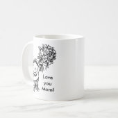 Kind mit Blume, Kind mit Blume, Liebe... Kaffeetasse (Vorderseite Links)