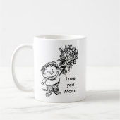 Kind mit Blume, Kind mit Blume, Liebe... Kaffeetasse (Links)