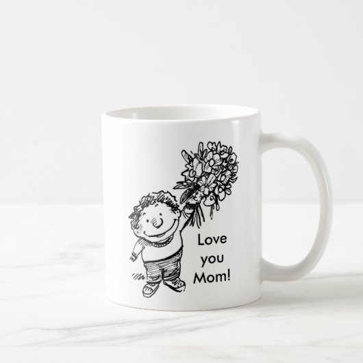 Kind mit Blume, Kind mit Blume, Liebe... Kaffeetasse (Rechts)