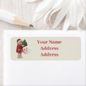 Kind mit Christbaum Vintage Illustration Kunst (Insitu)