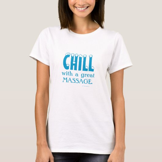 KIND mit einer großen MASSAGE T-Shirt (Vorderseite)