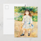 Kind mit einer Peitsche Auguste Renoir Postkarte (Vorne/Hinten)