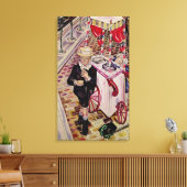 Kind mit Eiscreme Leinwanddruck (Insitu (Wohnzimmer))