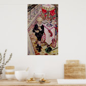 Kind mit Eiscreme Poster (Küche)