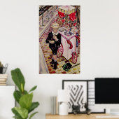 Kind mit Eiscreme Poster (Heimbüro)