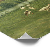 Kind mit Gänse Poster (Ecke)