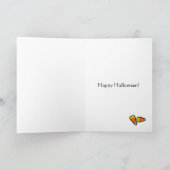 Kind mit Halloween Jack O' Lantern Card Karte (Innenseite)