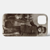 Kind mit Hund, C1885 Case-Mate iPhone Hülle (Rückseite (Horizontal))