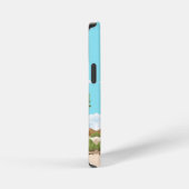 Kind mit Keffiyeh Palästina-Flagge iPhone Hülle (Rechte Seite)