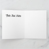 Kind mit Keffiyeh Palästina-Flagge und Olivenbaum Karte (Innenseite)