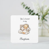 Kind mit Lamm Einladung (Stehend Vorderseite)