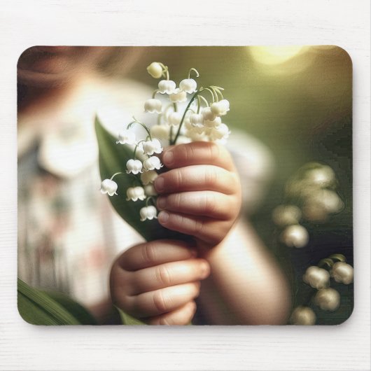 Kind mit Lilie des Tal Bunch Mousepad (Vorne)