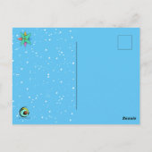 KIND MIT MÖGLICHKEITEN DURCH DAS SCHALTFLÄCHE POSTKARTE (Rückseite)